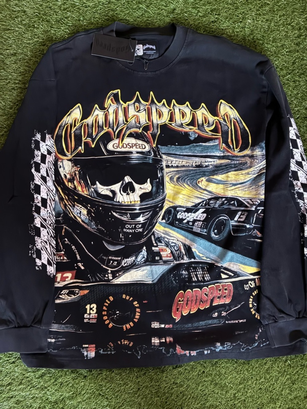 Black Godspeed Racing Grapic Tee